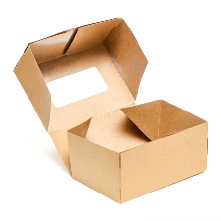 The box is folding, with a window, craft, 15 x 10 x 7 cm, set 10 pcs.-3