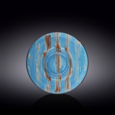 Deep plate Wilmax England Scratch, D = 22.5 cm, 1.1 L, Blue color