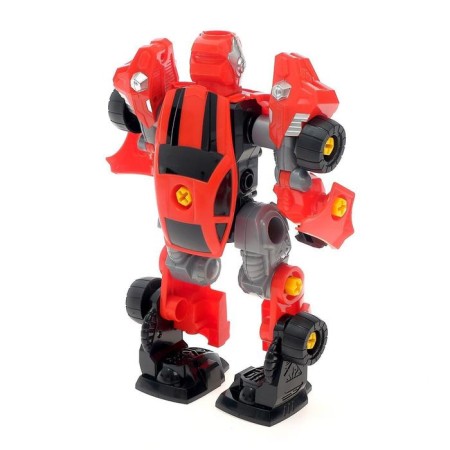Design machine "Mega Robot", 3 in 1, with a light screwdriver, works from batteries-6