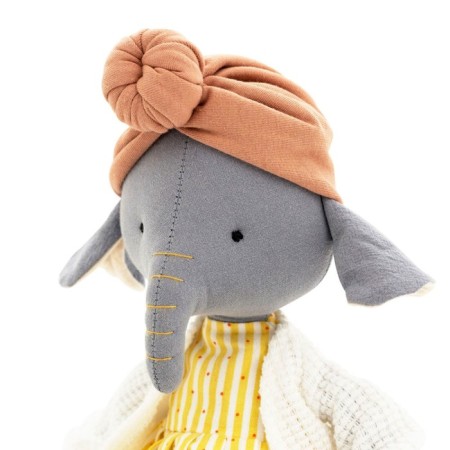 Soft toy "Elephant Alice", 30 cm-3