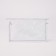 Cosmetic bag with lightning, white color