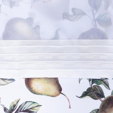 A set of curtains for the kitchen with sequences of Ethel “Pear” 145x180cm-2 pcs., 100% p/e-4