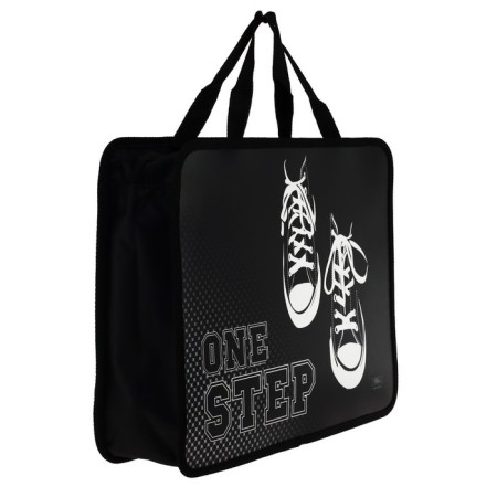 Folder with A4 handles, 330 x 260 x 75 mm, plastic, pens, calligrata "sneakers"-1