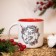 New Year! New Year's ceramic "Deer" mug, 380 ml, white color