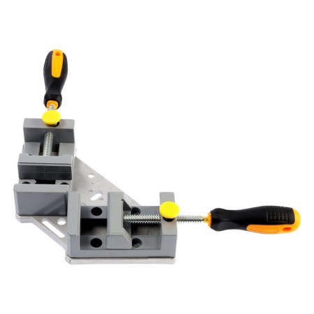 Corner striped reinforced tundra, metallic, two clamps 90 and 180 °, 2k handle, 70 mm 107021