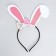 New Year's bezel-shuttle of the bunny "Milashka"