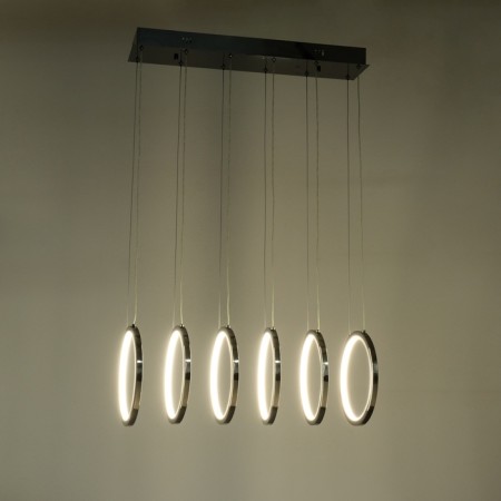 Lamp with DDD "Lorein" LED 60W 3000-6000K black chrome 55.5x25x25-125 cm-12