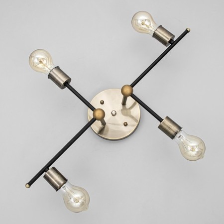 Chandelier 2250/4 E27 40W Black-Bronze 60x40x24 cm Bayerlux-4