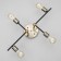 Chandelier 2250/4 E27 40W Black-Bronze 60x40x24 cm Bayerlux