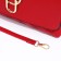 Magneta bag bag, long belt, red color