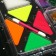 Makeup for the face and body, 4 shine in the dark, 3 gels with sparkles, 1 red + applicator + sponge