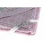 Fanny Dino corner towel, size 80x80 cm, pink color