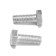 Krep tundra bolt, with a hexagonal head, galvanized, Din933, M8x20 mm, 5 kg
