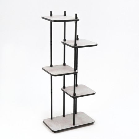 LAKSI Flowers stand, 288x503x1175, black/cement