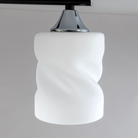 Citilux ceiling chandelier "NILS" CL132165, 6x60W, E27, Black Color Black-11