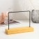 Earrings stand, 1 tier, without separation, wide, 20 × 7 × 15, black color