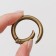 Karabin ring, d = 25/35 mm, thickness - 5 mm, 5 pcs, bronze color