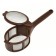 Catch for brewing tea and ground coffee