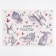 Napkin on the table of the "Easter" (gray bunnies) PVC 40x29 cm