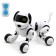Robot Dog "Poltovod" Zhory, programmable, on the control panel, interactive: light, sound, dancing, musical, on the battery, in Russian