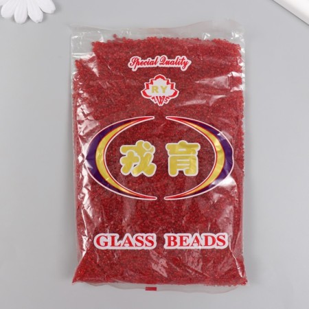 Glass beads 12/0 "cherry" transparent 450 gr-2