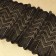 Lace elastic fabric, 200 mm × 2.7 ± 0.5 m, black color