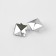 Holnita "Pyramid", 11 × 11 mm, 4 mounts, 50 pcs, silver color