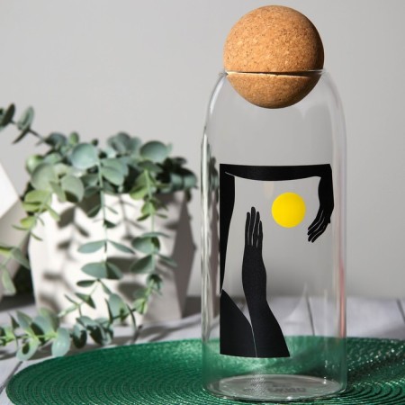Bank for storage "Abstraction", 1000 ml, 23.5 × 9 cm-1