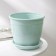 Plastic pot "Venice", d = 19, with a pallet, mint