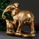 Figure "Elephant with Elephant" 15x27x27cm