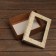 The box is folding, the lid is, with the “New Year's Snowflake” window 24 x 17 x 8 cm