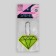 The reflective element "Diamond", bilateral, 5.5 × 4 cm, color mix