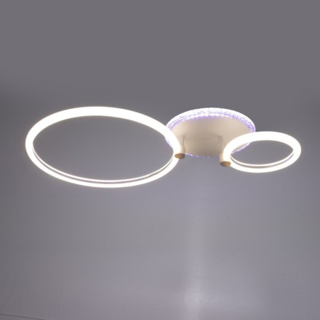 Cialogs from the remote control 1914/2 LED 68W Dimmer white 45x40x12 cm Bayerlux-1