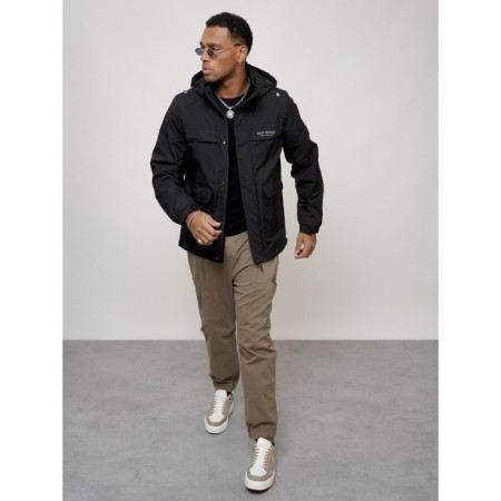 Sports male jacket, size 56, black color-11