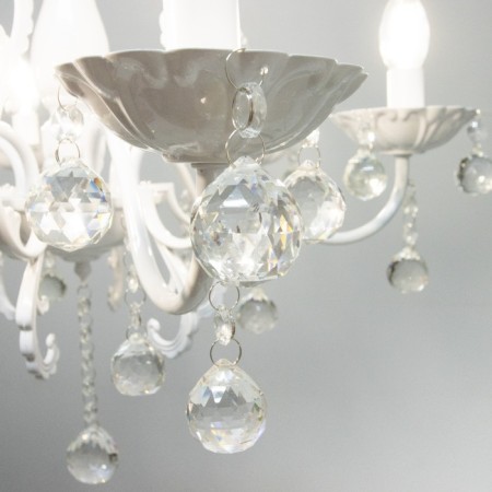 Chandelier 2146/6 E14 40W white 60x60x36 cm Bayerlux-4