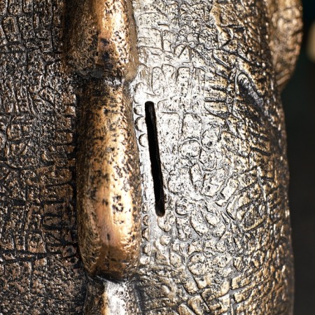 Pigger "Crocodile" 32x40x45cm, bronze-4
