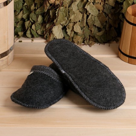 Set of bath "Male" portfolio 5 items, gray, with embroidery-12