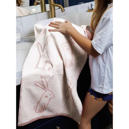 Tmachry Guten Morgen Fluffy, 450 gr, size 50x90 cm, beige color-1