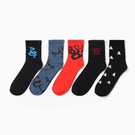 A set of men's socks KAFTAN New Year, p. 41-44 (27-29 cm), 5 pairs-1
