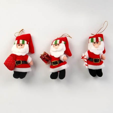 Soft toy "Santa Claus" on suspension, species mix-2
