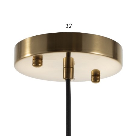 Lamp Bayerlux "Crystalik" 1HE14 40W gold 25x30-130 cm.-4