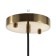 Lamp Bayerlux "Crystalik" 1HE14 40W gold 25x30-130 cm.