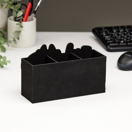Organizer for the office "Boo! Who did not hide..." 3 departments, 18.7x6.5x11.3 cm-2