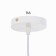 Oasis chandelier 1x60W E27 white, gold 20x15x30 (100) cm