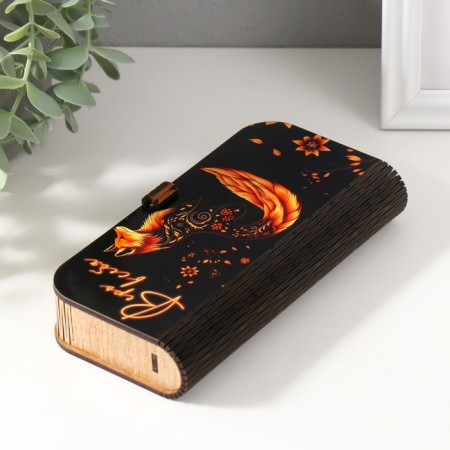 Casket "Fox" 17x8.5x3.5 cm-4