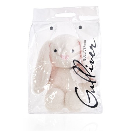 Soft Gulliver toy "Bunny Vyslowry", sedentary, cream color, 26 cm-9