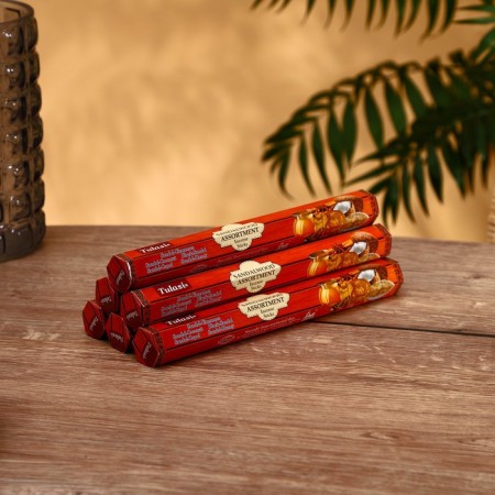 Incense "tulasi" 20 fragrances sandalwood Assorted-1