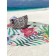Pareo and beach rug "Tropical Plants", D = 150 cm