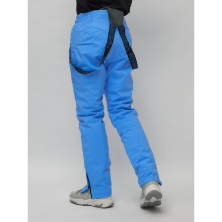 Ski suit female, size 42, blue color-21