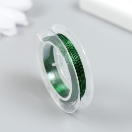 Bead wire 0.3 mm, 10 m, green